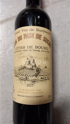 Bordeaux Côtes-de-bourg Clos du Pain de Sucre 2021