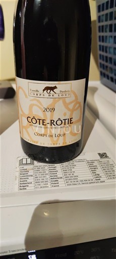 Rhône-dalen Côte-rôtie Corps de Loup 2019