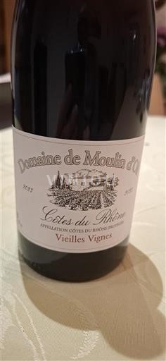 Valle del Rodano Côtes-du-Rhône Domaine Moulin d'Or Vieilles Vignes 2023