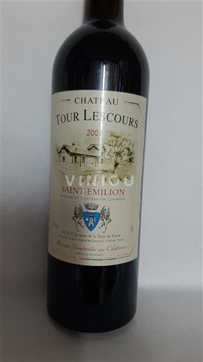 Bordeaux Saint-Émilion Château Tour Lescours 2001