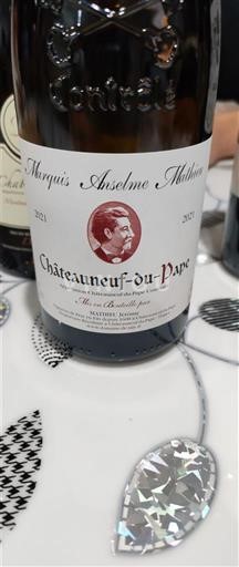 Rhônevallei Châteauneuf-du-Pape Marquis Anselme Mathieu 2021