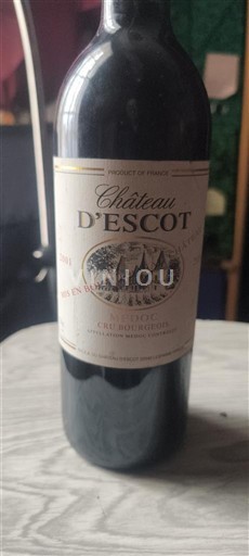 Bordeaux Médoc Château Escot 2001