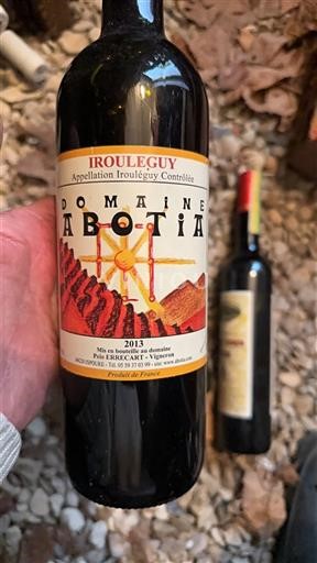 Southwest Irouléguy Domaine Abotia 2013