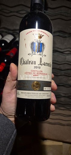 Bordeaux Castillon-côtes-de-bordeaux Château Lacoste 2019