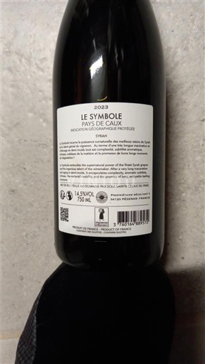 Vine Rouge sec Le Symbole SCAR Sainte Cécile de l'Isle 2023 Frankrig Languedoc Ikke specificeret AOC