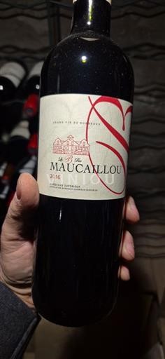 Bordeaux Bordeaux Supérieur Château Maucaillou Le B de Maucaillou 2016
