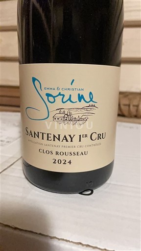Burgundsko Santenay Premier Cru Emma & Christian Sorine Clos Rousseau 2024