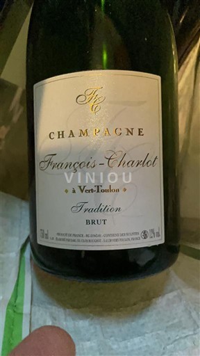 Champaña Champán François-Charlot Tradition Sin añada