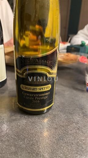 Alsacia Burghart-Spettel Prestige 2016