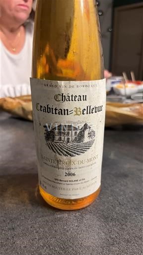 Burdeos Sainte-Croix-Du-Mont Château Crabitan Bellevue 2006