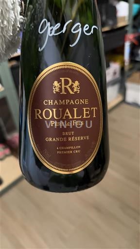 Champagne Ikke specificeret Premier Cru Roualet Père & Fils Grande Réserve Ikke årgangsbestemt