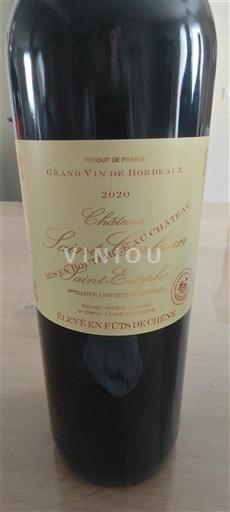 Bordeaux Saint-Estèphe Château Saint-Pierre de Chesneaux 2020