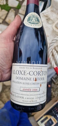 Víno Rouge sec Louis Latour 2004 Francie Burgundsko Aloxe-Corton AOC