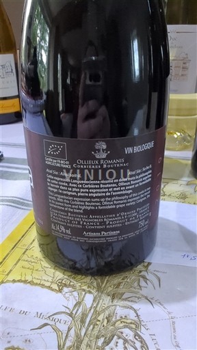 Languedoc Corbières-boutenac Ollieux Romains 2019