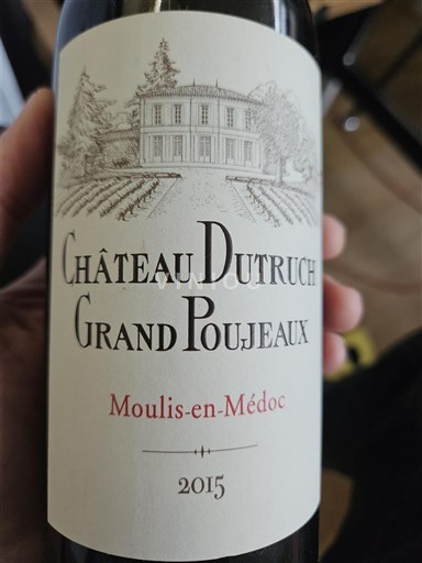 Bordeaux Moulis-en-Médoc Château Truch Grand Poujeaux 2015