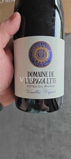 Valle del Rodano Côtes-du-Rhône Domaine L'Espigouette Vieilles Vignes 2021
