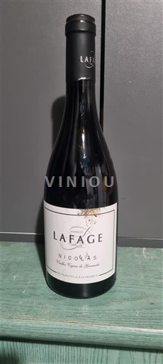 Vini Rouge sec Nicolas Domaine Lafage 2022 Francia Roussillon Côtes-du-Roussillon AOC