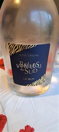 Wines Rosé sec Belles du Sud Rosé Cristal Chirou Non millésimé France Languedoc-Roussillon Pays d'Oc IGP