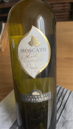 Piemonte Moscato d’Asti Tenimenti Ca'Bianca 2016