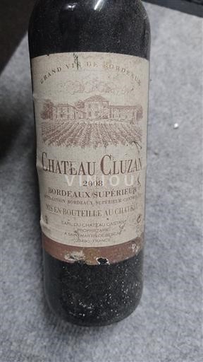Bordeaux Bordeaux Supérieur Château Cluzan 2008