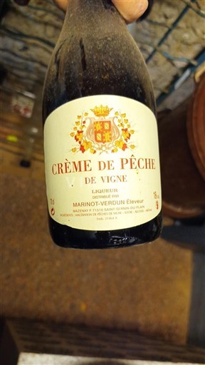 Bourgogne Marinot-Verdun Crème de Pêche de Vigne Icke årgångsbetecknad