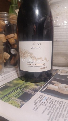 Bordeaux Château Sainte-Clotilde Sans soufre 2020