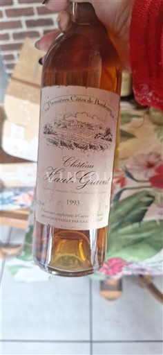 Bordeaux Prve obale Bordeauxa Château Haut-Gravat 1993