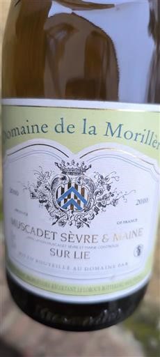Loiren laakso Muscadet-sèvre-et-maine Domaine La Morillière 2010