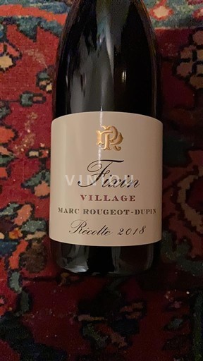 Burgundy Fixin Marc Rougeot-Dupin Fixin Village 2018