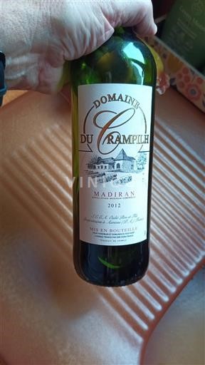 Vinhos Rouge sec Domaine Crampilh 2012 França Sudoeste Madiran AOC