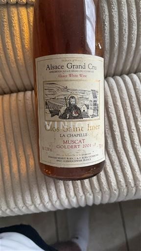 Alsace Ospecificerad Grand Cru Clos Saint Imer La Chapelle 2001