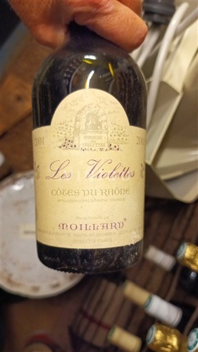 Valle del Rodano Côtes-du-Rhône Moillard Les Violettes 2001