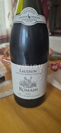 Wijnen Rouge sec Camp Romain Laudun Chusclan Vignerons 2016 Frankrijk Rhônevallei Niet gespecificeerd AOC
