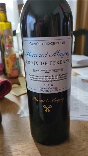 Bordeaux Blaye-côtes-de-bordeaux Croix de Perenne d'Exception 2014