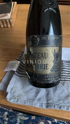 Dolina Loare Coteaux-du-Layon Château La Roulerie Les Aunis Cavereau 1989