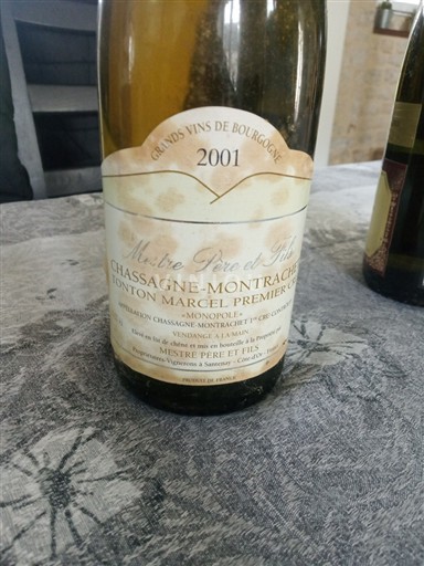 Burgundsko Chassagne-montrachet Premier Cru Misure Père et Fils Monton Marcel Premier Cru Monopole 2001