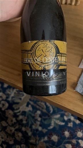 Languedoc Minervois La Ferme de Centeilles Vendanges Tardives 1994