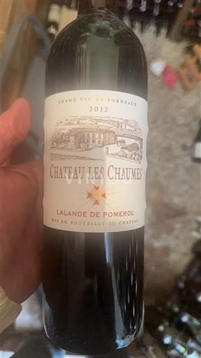Bordeaux Lalande-de-Pomerol Château Les Chaumes 2012