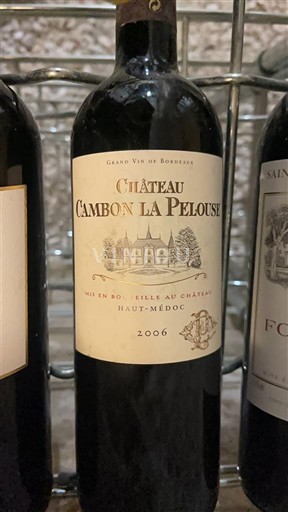 Bordeaux Haut-Médoc Château Cambon la Pelouse 2006