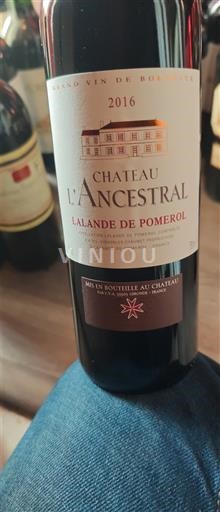 Bordeaux Lalande-de-Pomerol Château L'Ancestral 2016