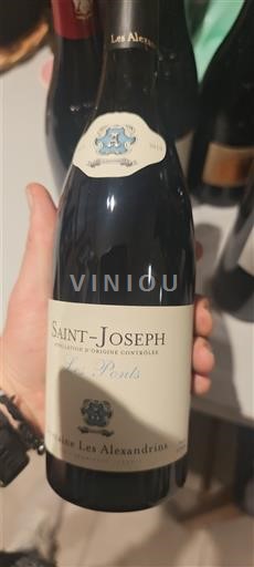 Valle del Ródano Saint-Joseph Domaine Les Alexandrins Les Ponts 2019