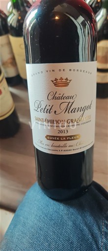 Bordeaux Saint-Émilion Grand Cru Grand Cru Château Petit Mangot La Fleur 2013