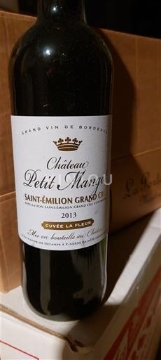 Bordo Сент-Емилион Гранд Кру Grand Cru Château Petit Mangot La Fleur 2013