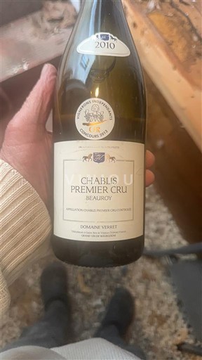 Burgundsko Chablis Premier Cru Domaine Verset Beauroy 2010
