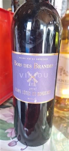 Bordeaux Blaye-Côtes-de-Bordeaux Bois des Brandes 2019