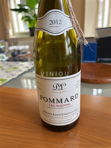 Burgundija Pommard Domaine Louis Lequin et Fils Les Noizons 2012