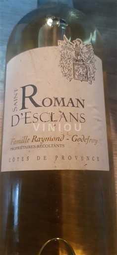 Provence Côtes-de-Provence Saint Roman d'Esclans 2018