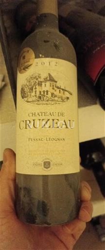 Bordeaux Pessac-Léognan Château Cruzeau 2012