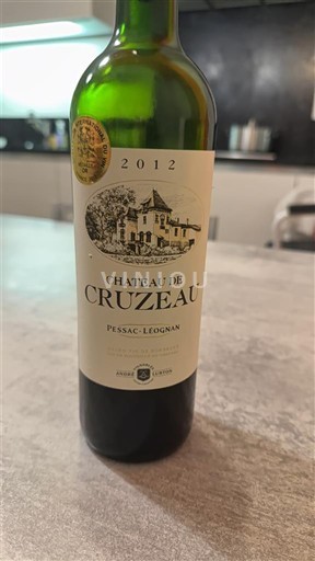 Bordeaux Pessac-Léognan Château Cruzeau 2012