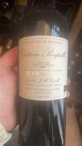 Bordeaux Castillon-côtes-de-bordeaux Château Poupille 2014